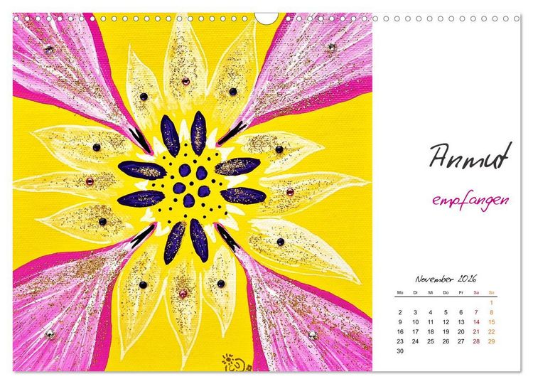 Produktbild: SeelenFreudeBilder - Strahlende Impulse zum Loslassen und Tr&auml;umen (Wandkalender 2026 DIN A3 quer), CALVENDO Monatskalender