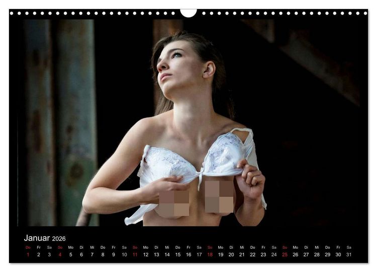 Produktbild: Outdoor Aktkalender 2026 (Wandkalender 2026 DIN A3 quer), CALVENDO Monatskalender