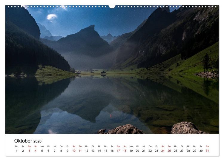 Produktbild: Faszination S&auml;ntis (Wandkalender 2026 DIN A2 quer), CALVENDO Monatskalender