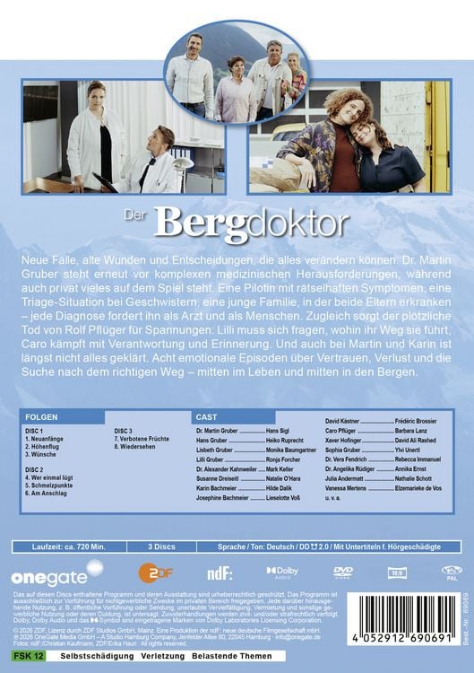 Produktbild: Der Bergdoktor Staffel 19 [3 DVDs]