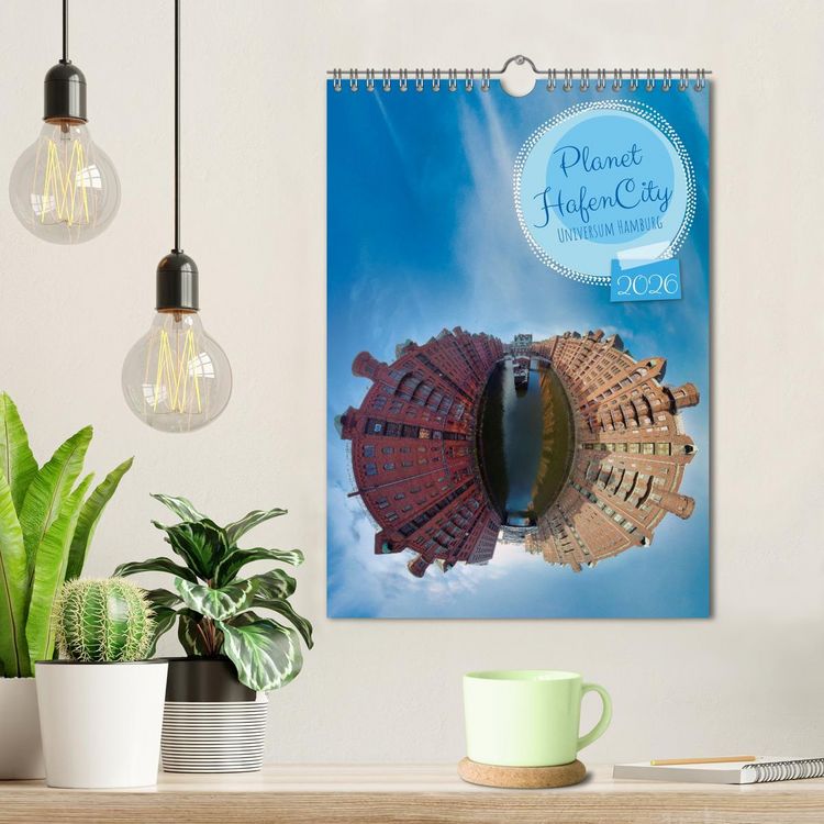 Produktbild: Planet Hafencity - Universum Hamburg (Wandkalender 2026 DIN A4 hoch), CALVENDO Monatskalender