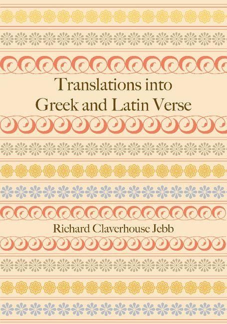 Produktbild: Translations Into Greek and Latin Verse