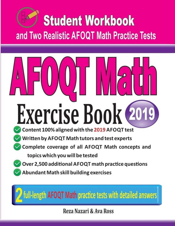 Produktbild: AFOQT Math Exercise Book
