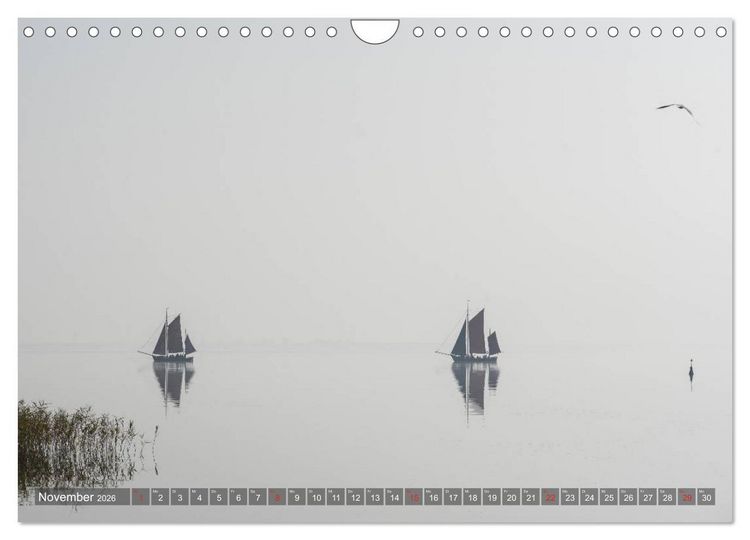 Produktbild: Ahrenshoop - Stimmungsbilder eines K&uuml;nstlerortes (Wandkalender 2026 DIN A4 quer), CALVENDO Monatskalender