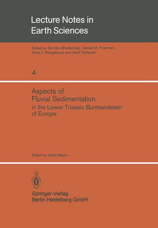 Produktbild: Aspects of Fluvial Sedimentation in the Lower Triassic Buntsandstein of Europe