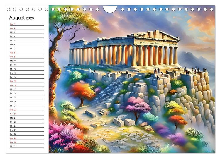 Produktbild: Verwunschene St&auml;dte in Traumwelten (Wandkalender 2026 DIN A4 quer), CALVENDO Monatskalender