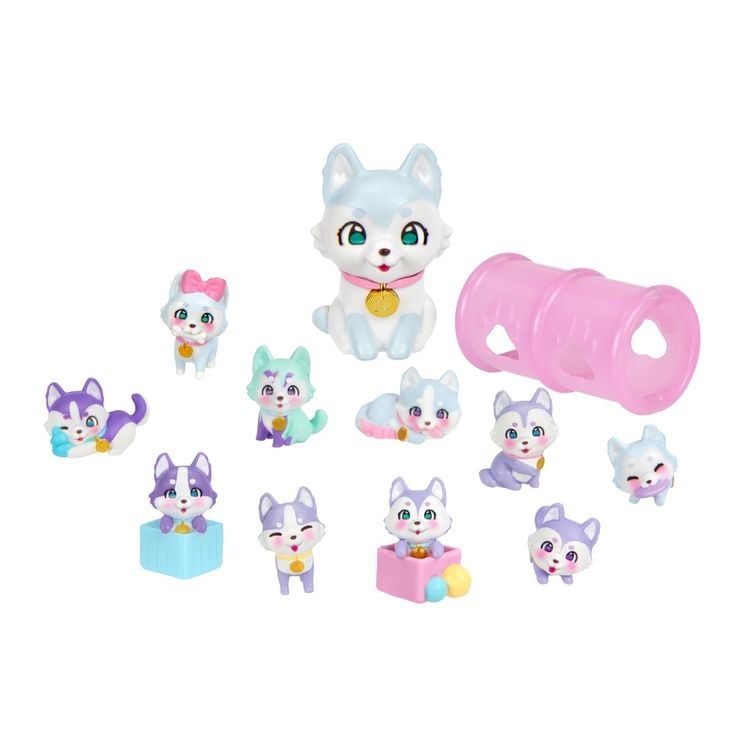 Little Live Pets Mama Surprise Families Pack d'adoption – Révélez 2 à 4 mini bébés à