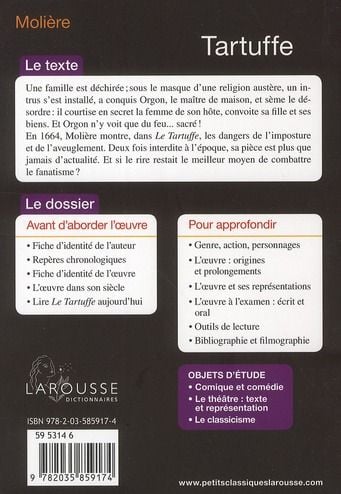 Produktbild: Le Tartuffe ou L'imposteur