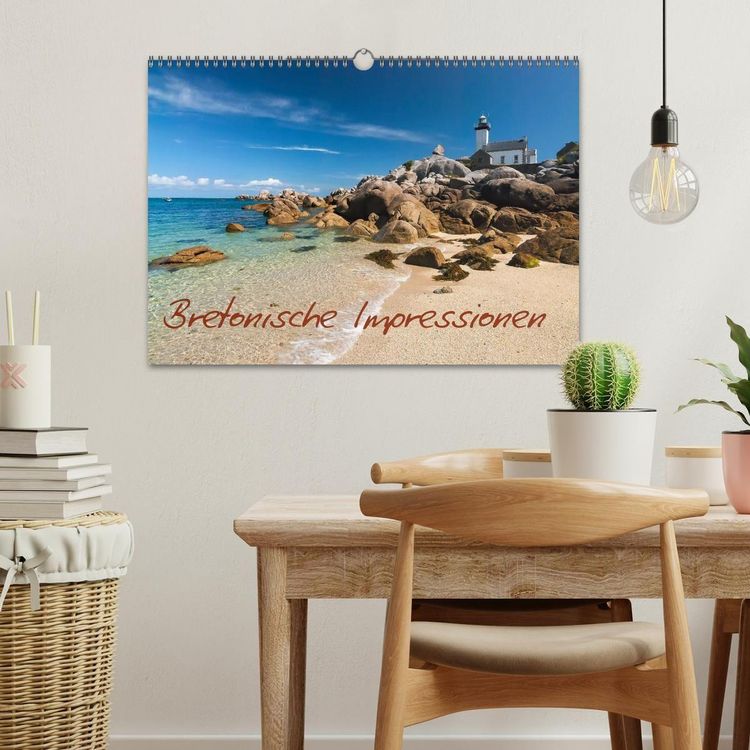 Produktbild: Bretonische Impressionen (Wandkalender 2027 DIN A3 quer), CALVENDO Monatskalender