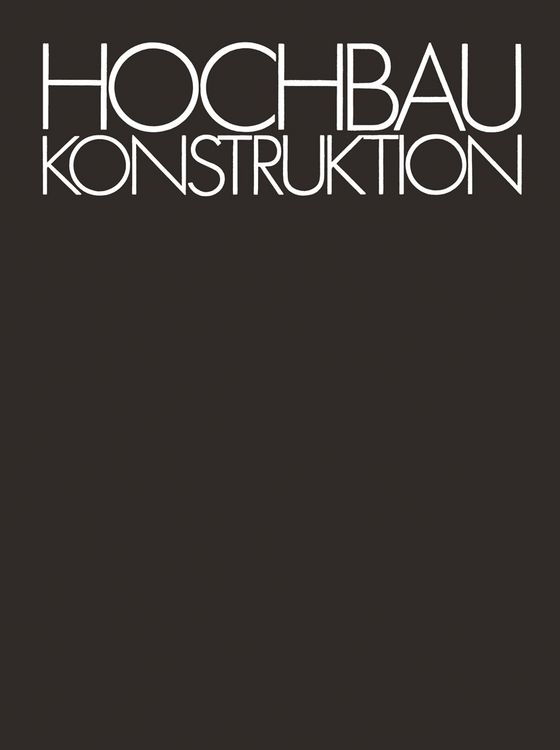 Produktbild: Hochbaukonstruktion
