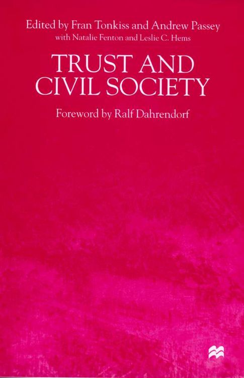 Produktbild: Trust and Civil Society