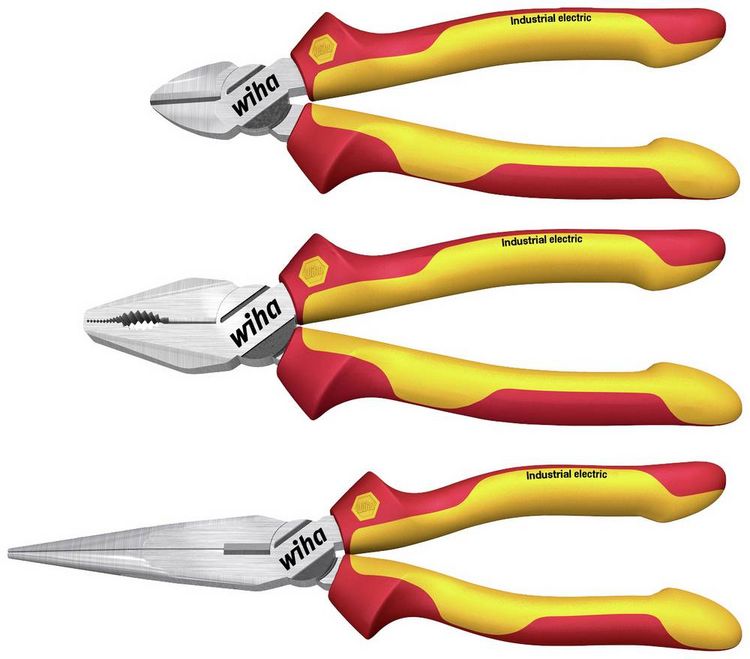 Produktbild: Wiha 38637 Zangen-Set 3teilig