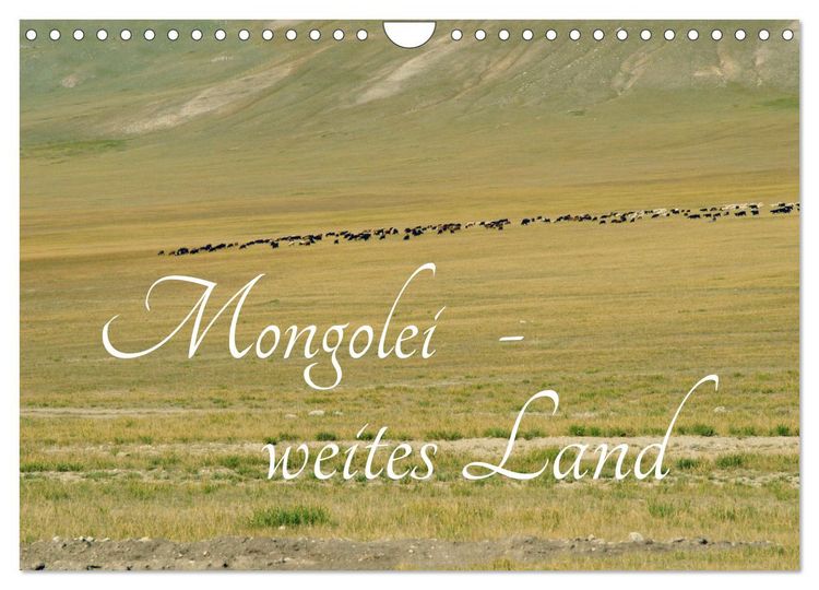Produktbild: Mongolei - weites Land (Wandkalender 2026 DIN A4 quer), CALVENDO Monatskalender