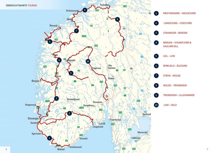 Produktbild: Motorrad Reisef&uuml;hrer Fjord-Norwegen