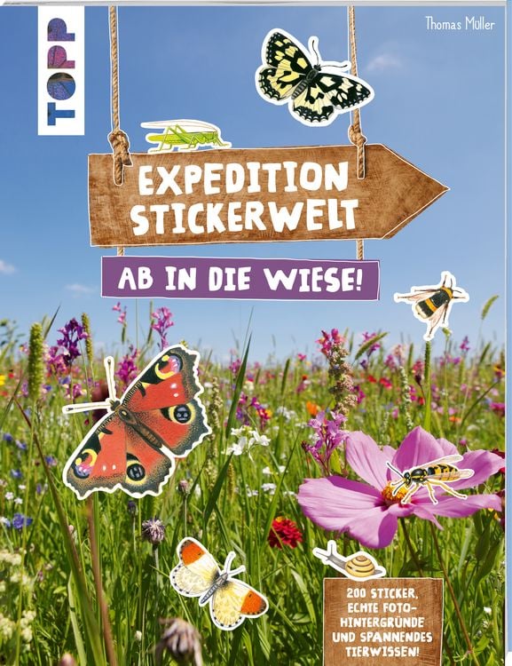 Produktbild: Expedition Stickerwelt - Ab in die Wiese!