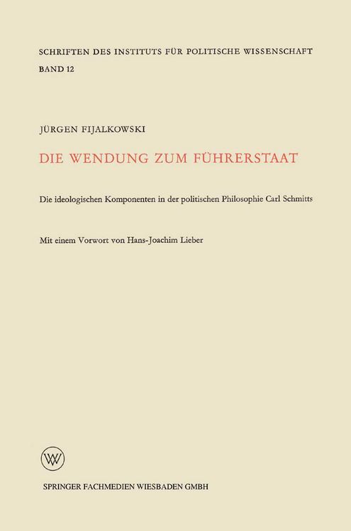 Produktbild: Die Wendung zum F&uuml;hrerstaat