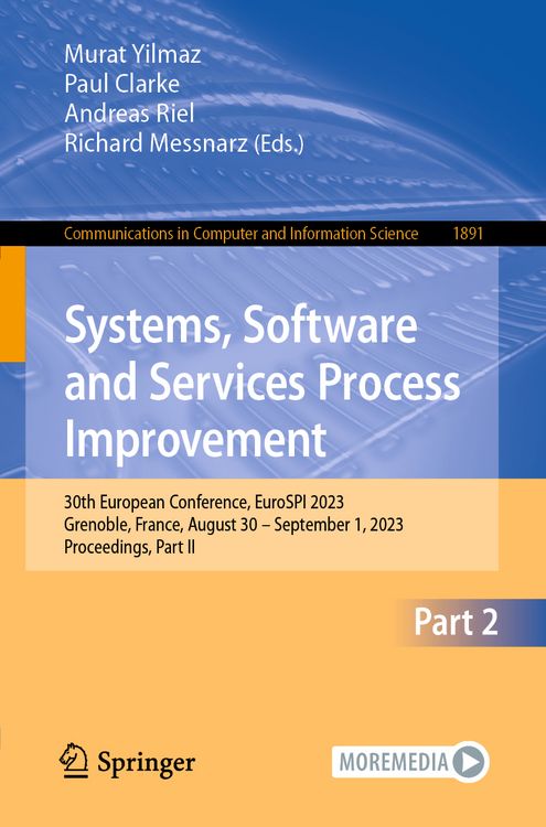Produktbild: Systems, Software and Services Process Improvement