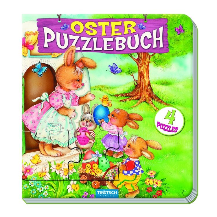 Produktbild: Tr&ouml;tsch Pappenbuch Puzzlebuch Ostern