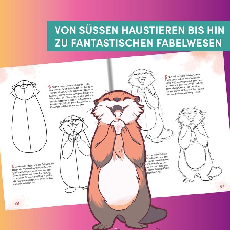 Produktbild: Niedliche Tiere zeichnen