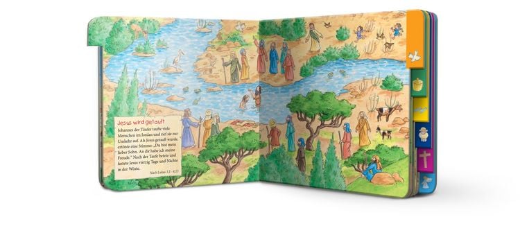 Produktbild: Mein kleines Bibel-Wimmelbuch von Jesus