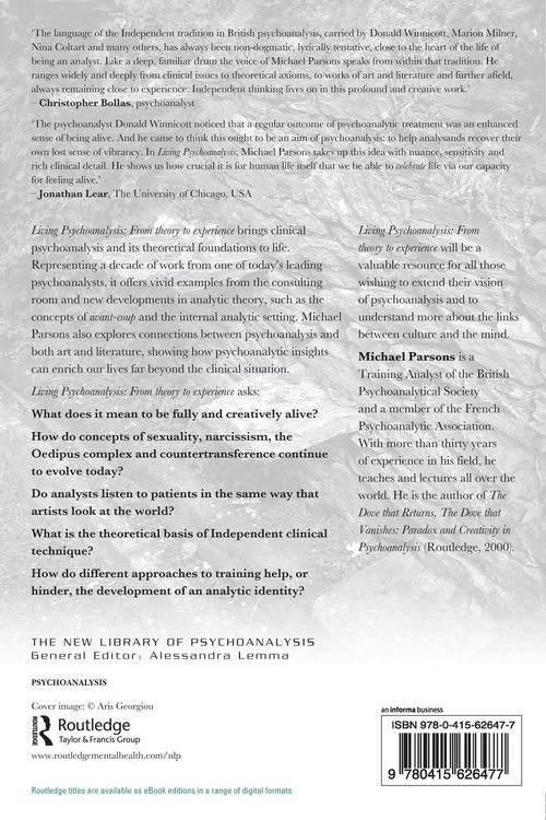 Produktbild: Living Psychoanalysis