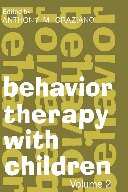 Produktbild: Behavior Therapy with Children