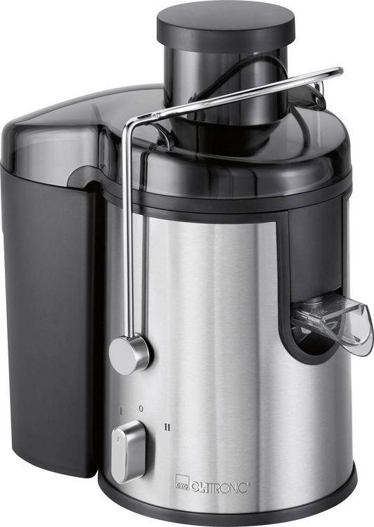 Produktbild: Clatronic Entsafter AE3666 400W Schwarz, Edelstahl direkter Saftauslauf
