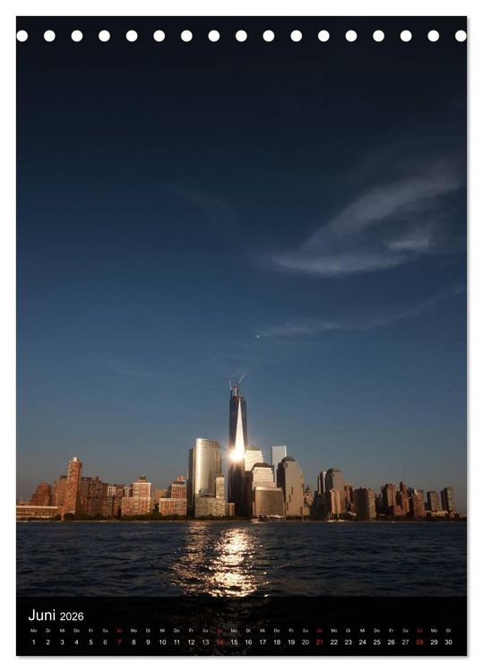 Produktbild: New York (Tischkalender 2026 DIN A5 hoch), CALVENDO Monatskalender
