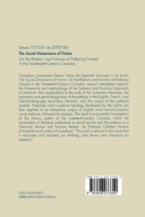 Produktbild: The Social Dimensions of Fiction