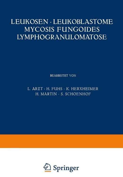 Produktbild: Leukosen &middot; Leukoblastome Mycosis Fungoides Lymphogranulomatose