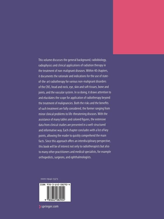 Produktbild: Radiotherapy for Non-Malignant Disorders