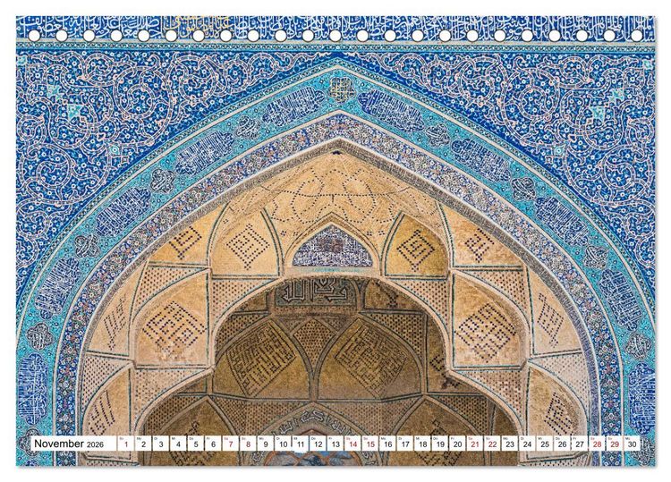Produktbild: St&auml;dte des Irans - Isfahan (Tischkalender 2026 DIN A5 quer), CALVENDO Monatskalender
