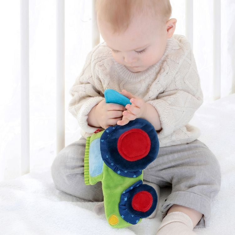 Produktbild: sigikid 42301 - Knistertuch Traktor Kinderbunt