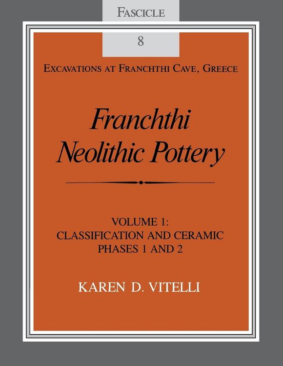 Produktbild: Franchthi Neolithic Pottery, Volume 1