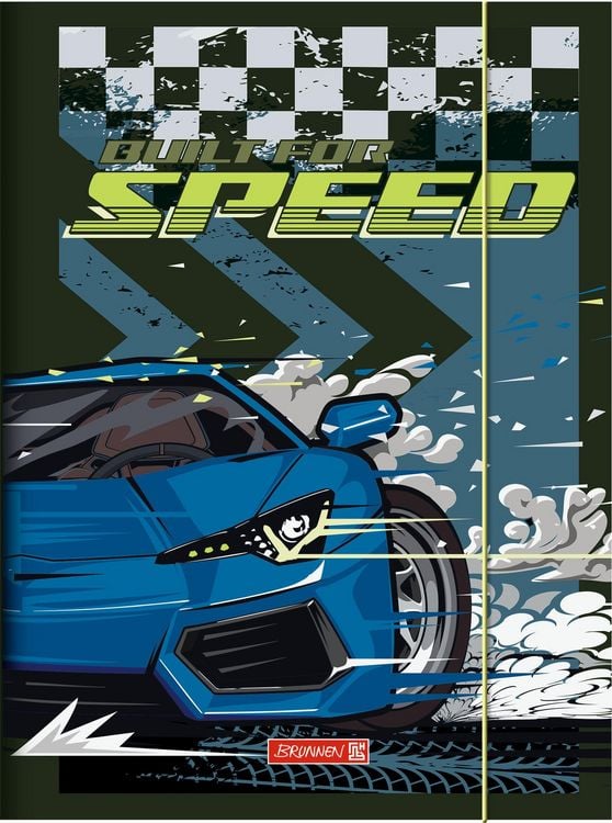 Produktbild: Brunnen Sammelmappe A3 Karton Fast Wheels
