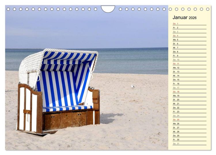 Produktbild: Die Ostsee (Wandkalender 2026 DIN A4 quer), CALVENDO Monatskalender