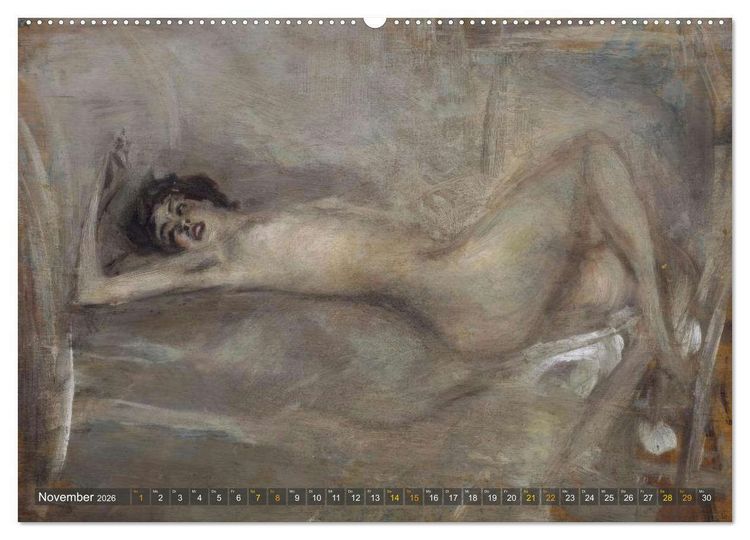 Produktbild: Liegende Sch&ouml;nheiten (hochwertiger Premium Wandkalender 2026 DIN A2 quer), Kunstdruck in Hochglanz