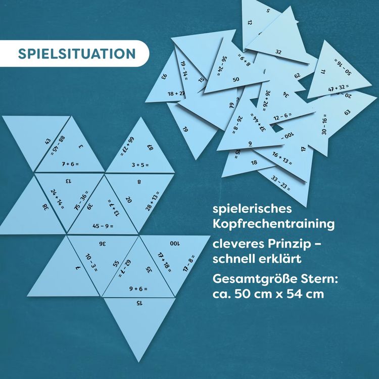 HABA 2013370002 - play+learn: Learning Star, Kopfrechnen-Plus und Minus