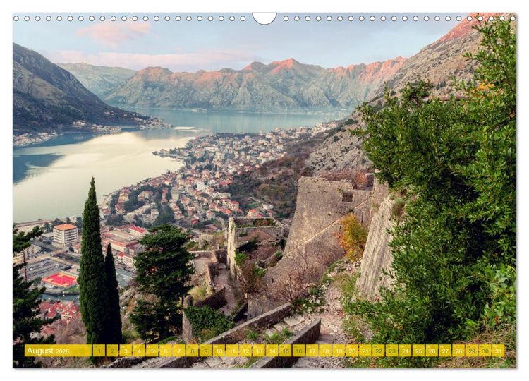 Produktbild: Kotor - Juwel der Adria und UNESCO-Welterbe in Montenegro (Wandkalender 2026 DIN A3 quer), CALVENDO Monatskalender