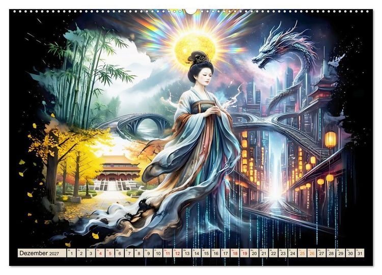 Produktbild: Spiegelst&auml;dte der Seele - Urbanes Labyrinth der Wahrnehmung (Wandkalender 2027 DIN A2 quer), CALVENDO Monatskalender