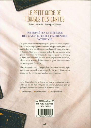 Produktbild: Le petit guide de tirages des cartes : tarot, oracle, interpr&eacute;tations