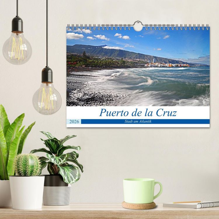 Produktbild: Puerto de la Cruz - Stadt am Atlantik (Wandkalender 2026 DIN A4 quer), CALVENDO Monatskalender