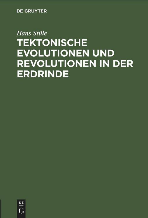 Produktbild: Tektonische Evolutionen und Revolutionen in der Erdrinde