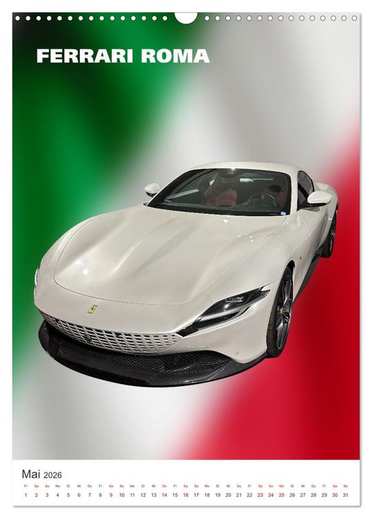 Produktbild: Il Mondo Ferrari (Wandkalender 2026 DIN A3 hoch), CALVENDO Monatskalender