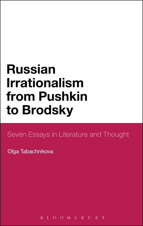 Produktbild: Russian Irrationalism from Pushkin to Brodsky