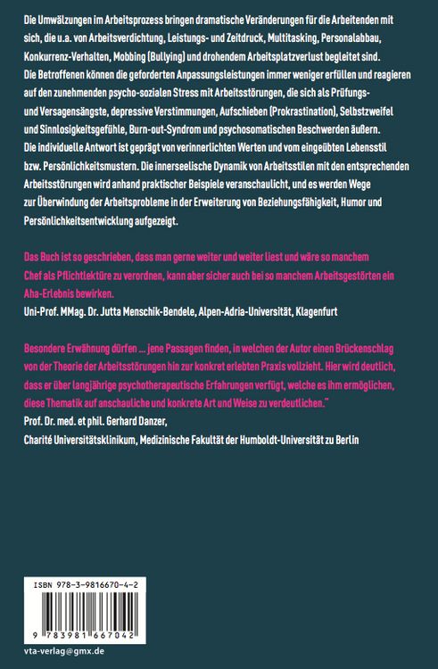 Produktbild: Ph&auml;nomen Arbeitsst&ouml;rungen