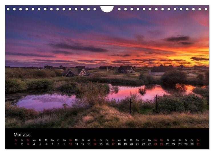 Produktbild: Fan&oslash; - Meine Insel (Wandkalender 2026 DIN A4 quer), CALVENDO Monatskalender