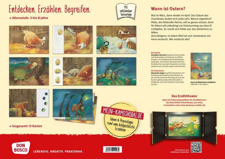 Produktbild: Das Osterk&uuml;ken. Kamishibai Bildkartenset.