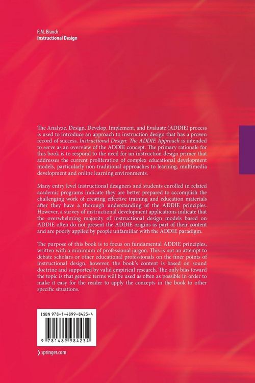 Produktbild: Instructional Design: The ADDIE Approach