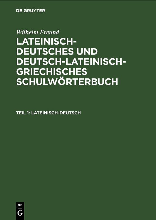 Produktbild: Lateinisch-deutsch